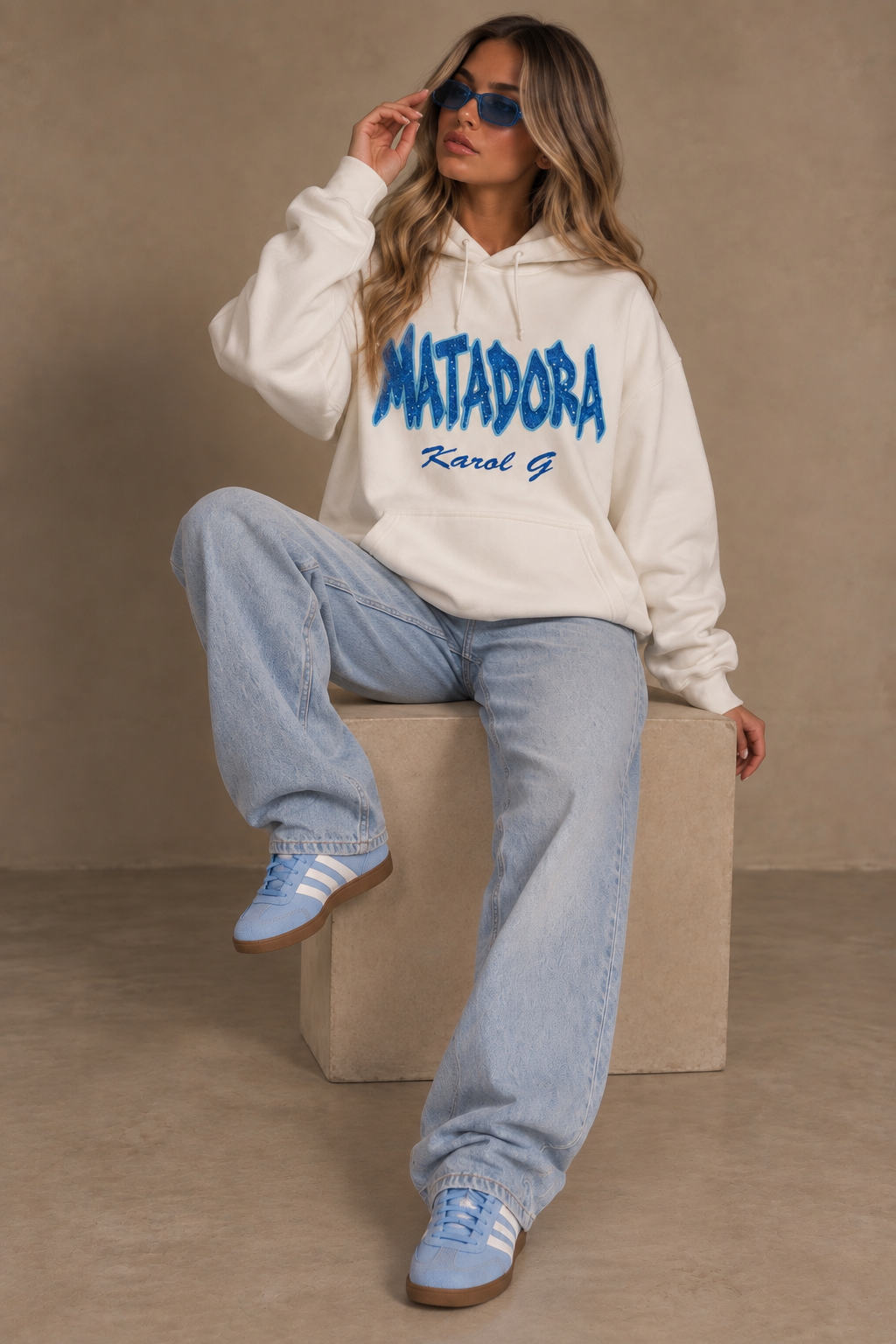 MATADORA hoodie 🩵💙